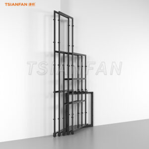 sliding display rack