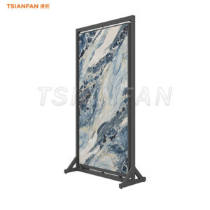 vertical porcelain tiles display stand